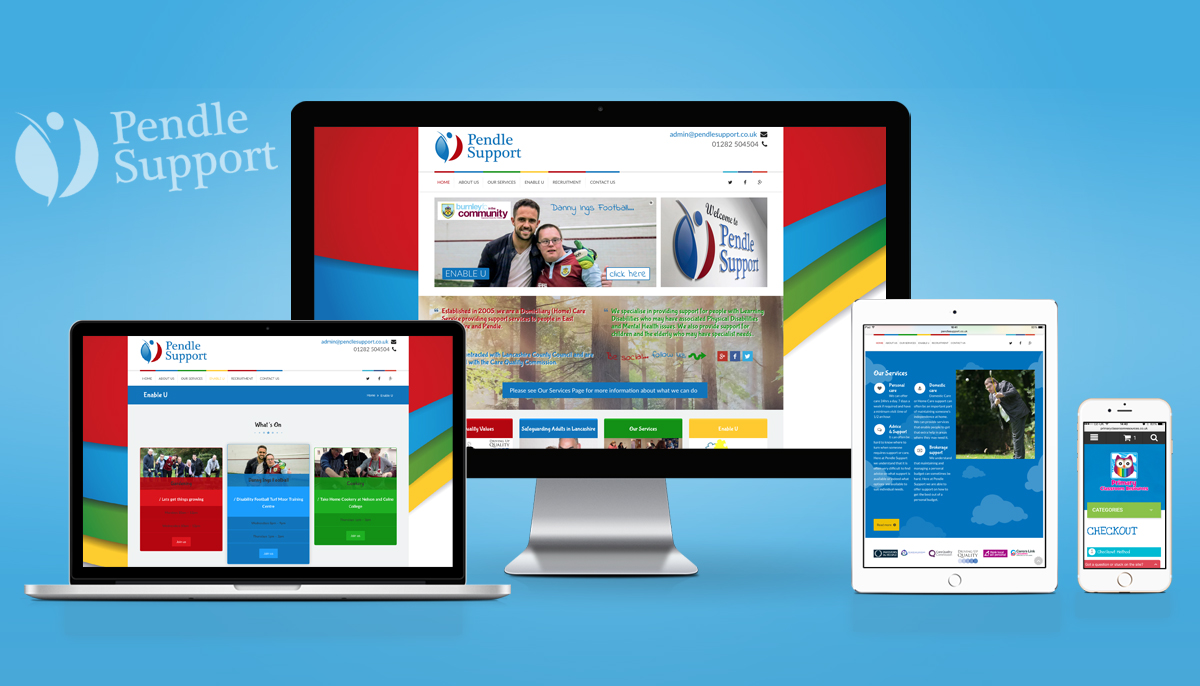 Featured image for “Pendle Support Colne Website Design”