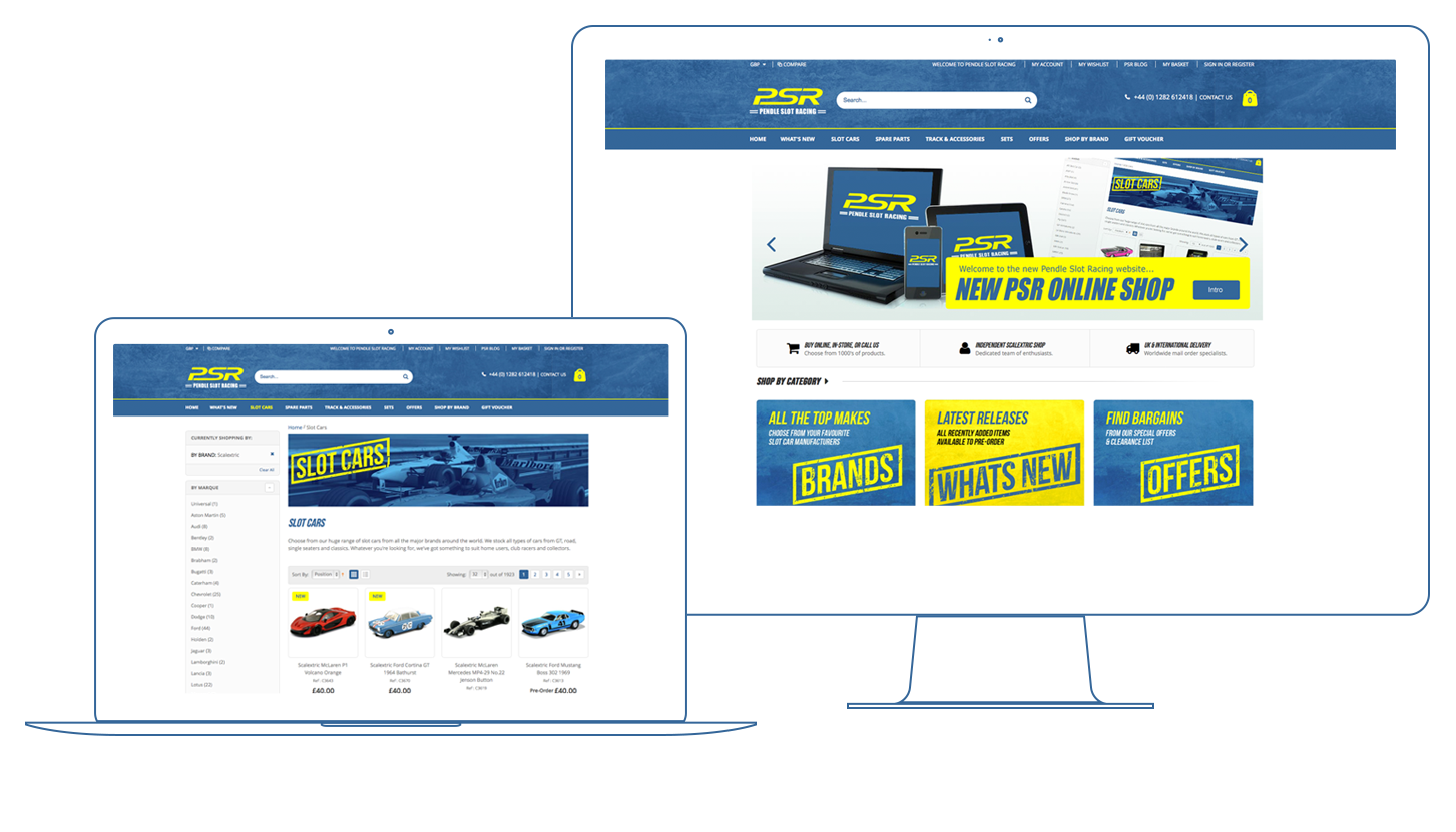 Featured image for “Pendle Slot Racing Magento Web Support”