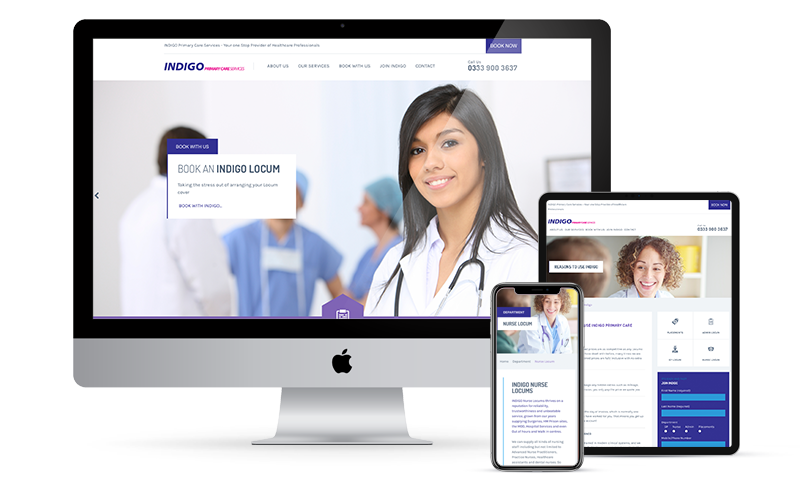 Featured image for “Indigo Primary Care Services Bury Web Design”
