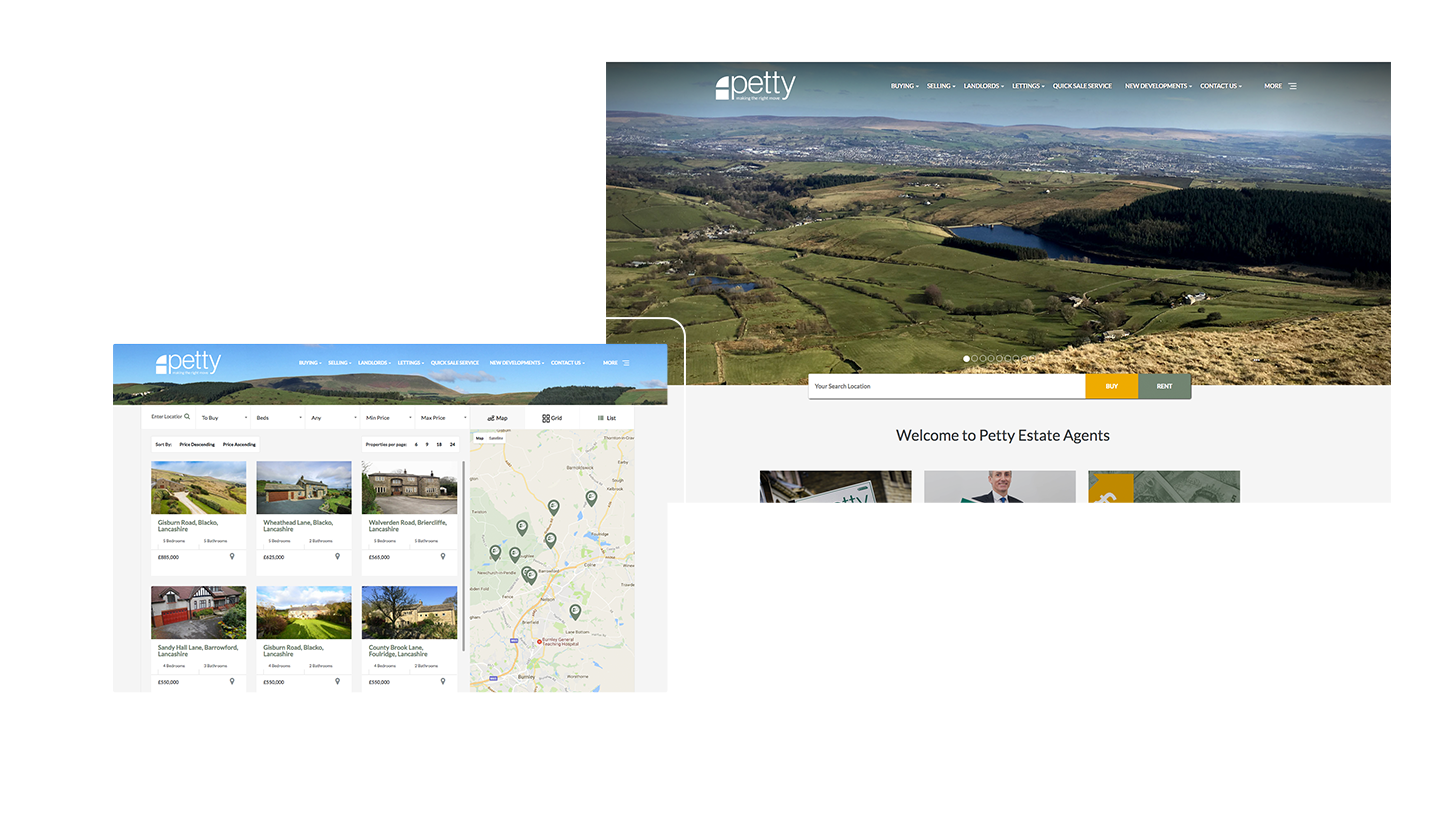 Featured image for “Petty Residential Custom Website Development Burnley”