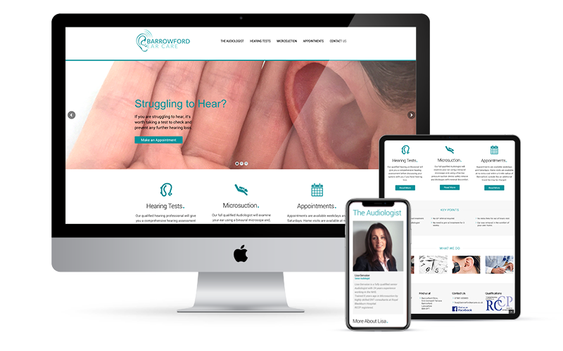 Featured image for “Ear Care Barrowford Website Design”