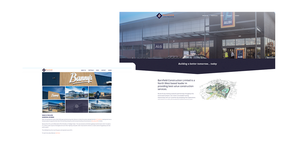 Featured image for “Barnfield Construction Website Design”