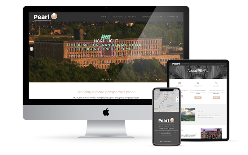 Featured image for “Pearl Pendle Website Design”