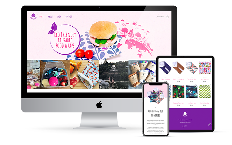 Featured image for “Eco Lunchies eCommerce Web Design”