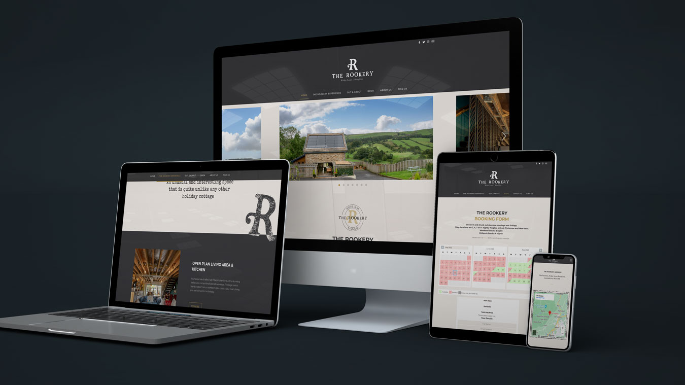 Featured image for “The Rookery Roughlee Website Design”