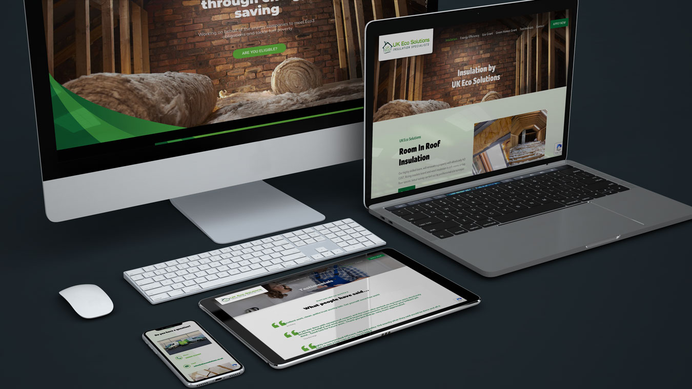 Featured image for “UK Eco Solutions WordPress Website Design”