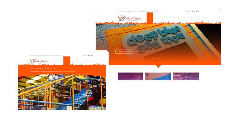 Giddy Kippers Web Design by CMS Live Web Specialists