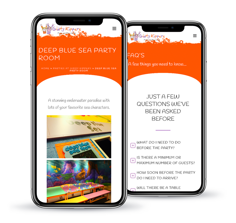 Giddy Kippers Web Design by CMS Live Web Specialists