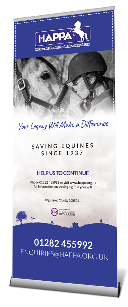 HAPPA Graphic Design Pull-up Banner