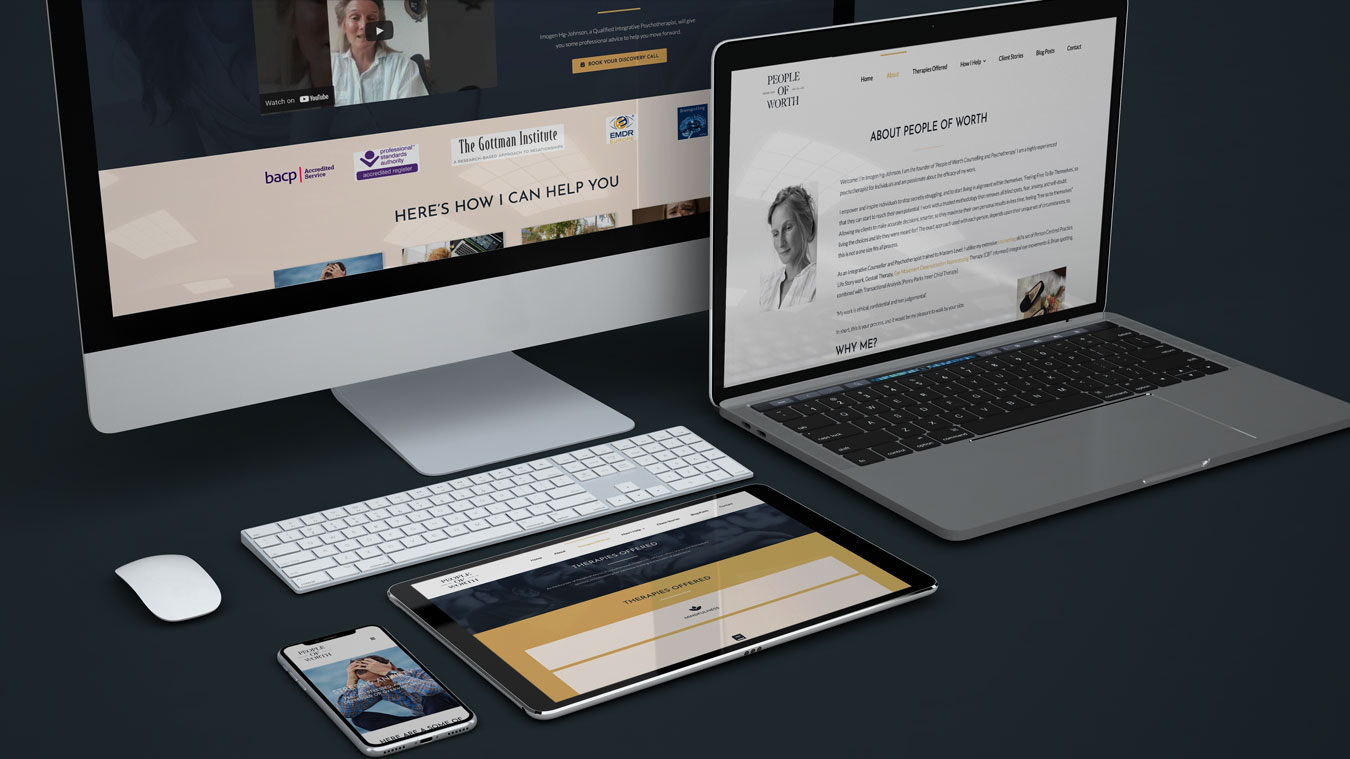 Featured image for “People of Worth Counselling Blackburn Web Design”