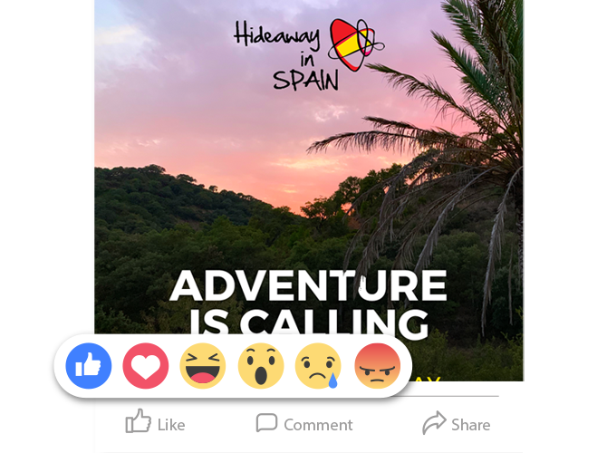 Hideaway in Spain Social Media Graphic Design with CMS Live Web Specialists