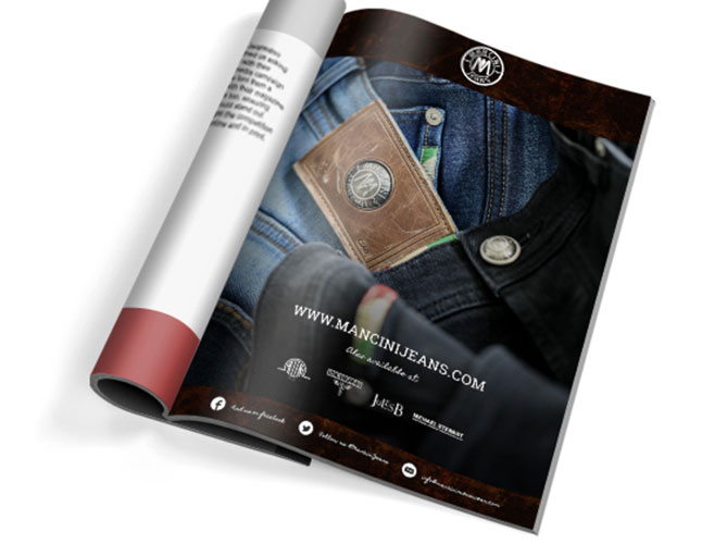 Mancini Menswear Advert Design by CMS Live