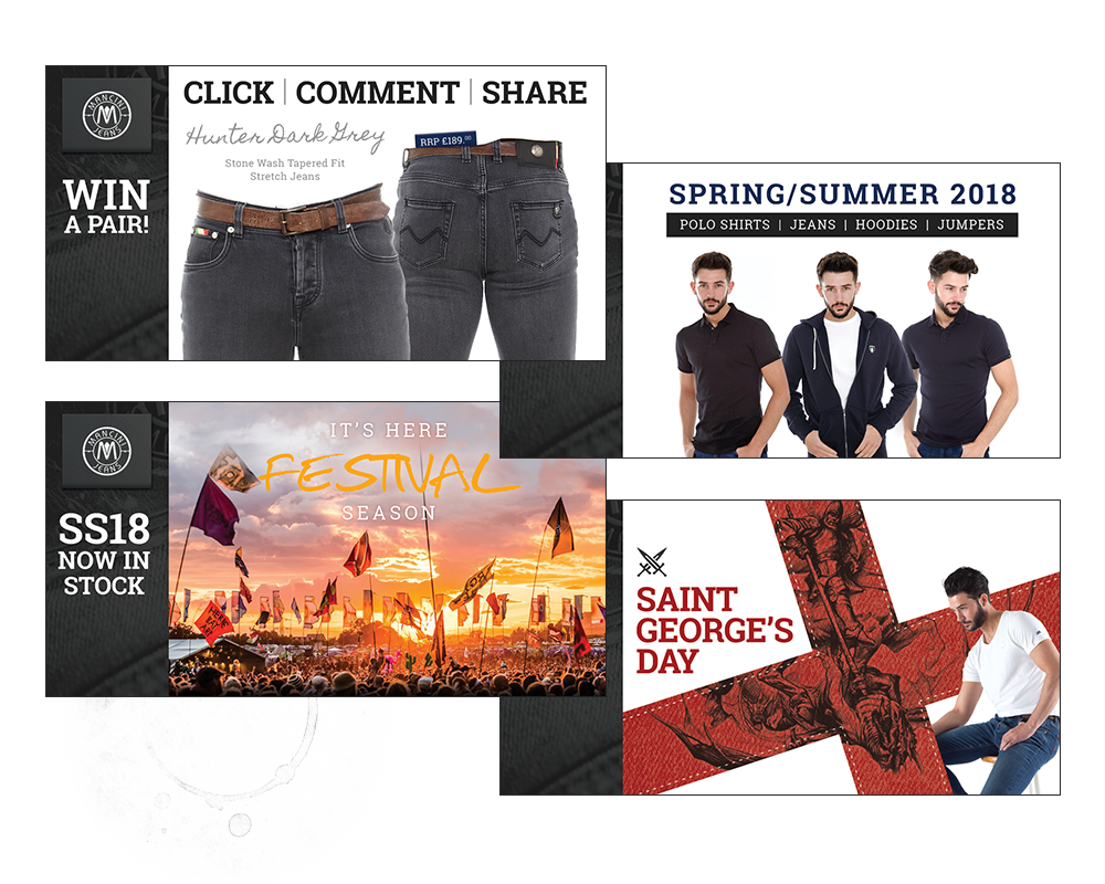 Mancini Menswear Social Media Marketing by CMS Live Web Specialists