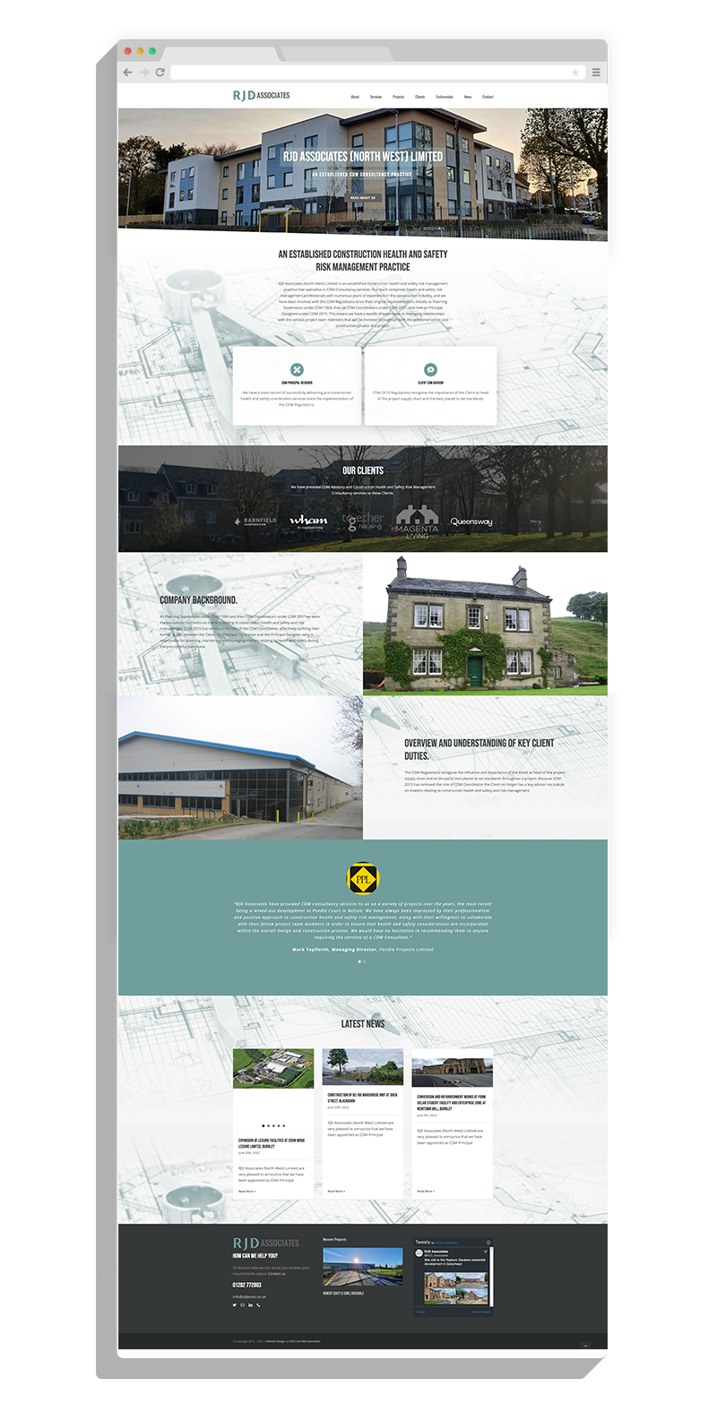 The Rookery Roughlee Web Design by CMS Live Web Specialists