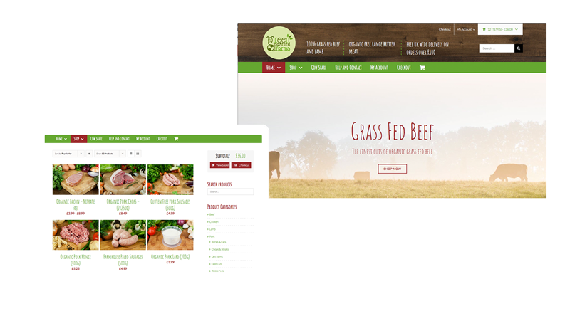 Featured image for “Green Pasture Farms WooCommerce Web Design”
