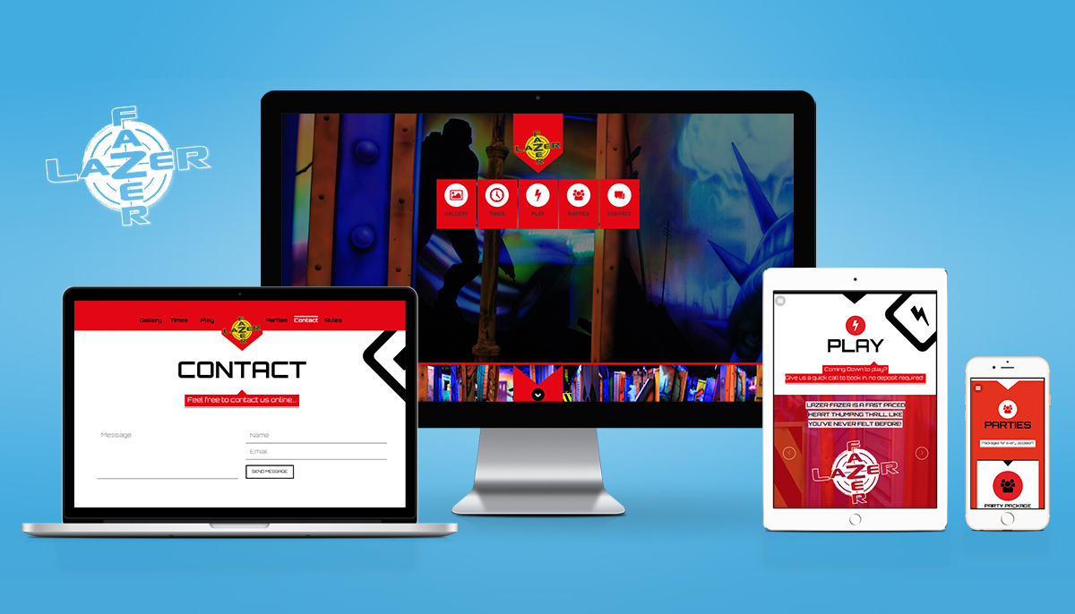 Creating and Revamping Websites for Giddy Kippers and Lazer Fazer Nelson