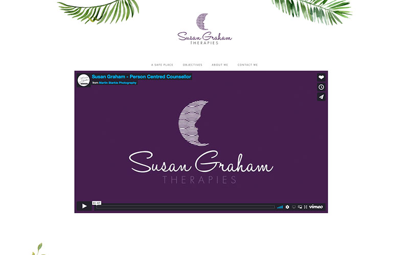 Susan Graham Therapies Wordpress Website Design Earby by CMS Live Web Specialists