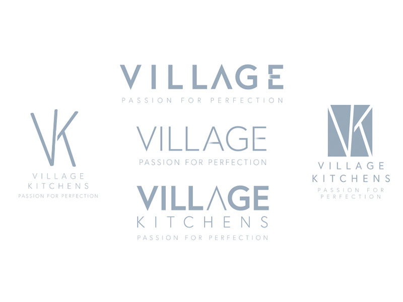 Village Kitchens Logo Design Burnley with CMS Live Web Specialists