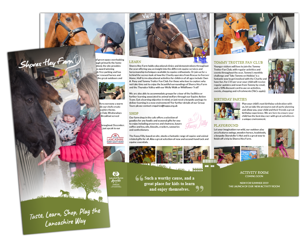 HAPPA and Shores Hey Farm Graphic Design by CMS Live Web Specialists