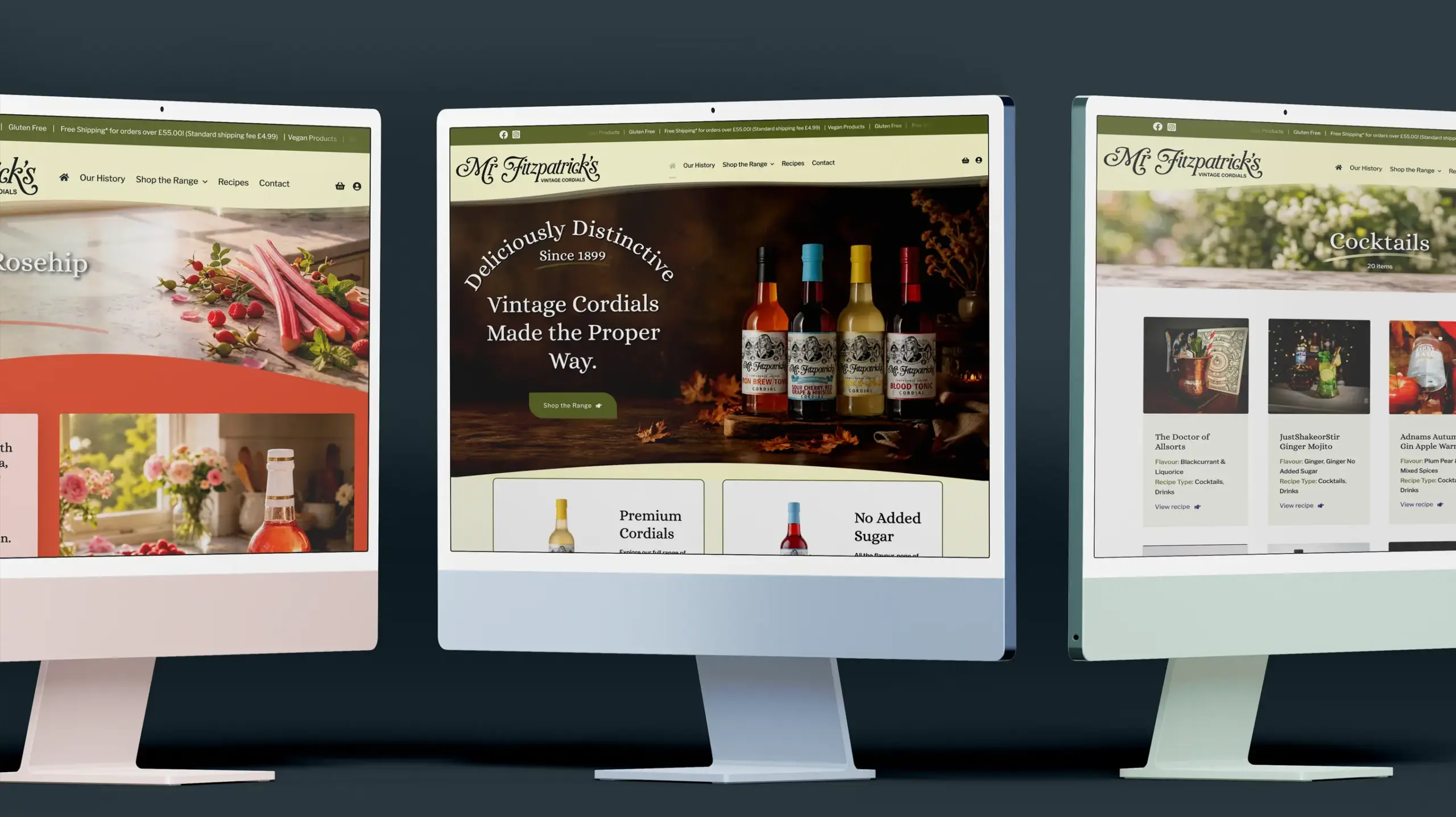 Featured image for “Mr Fitzpatrick’s Cordials eCommerce Web Design Rawtenstall”