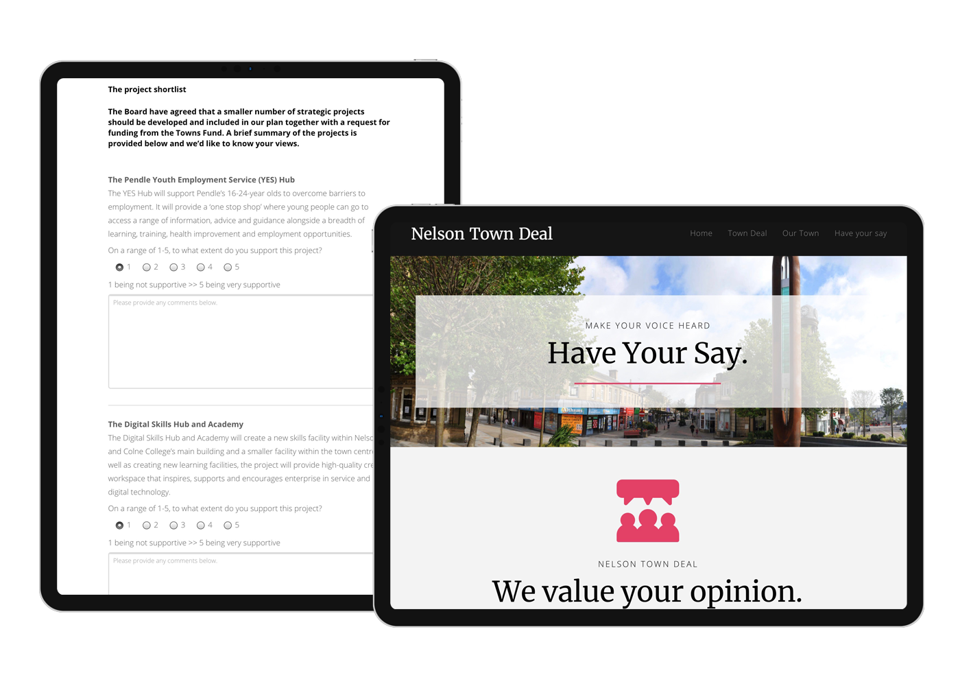 The Nelson Town Bid Lancashire Custom Booking Form Development