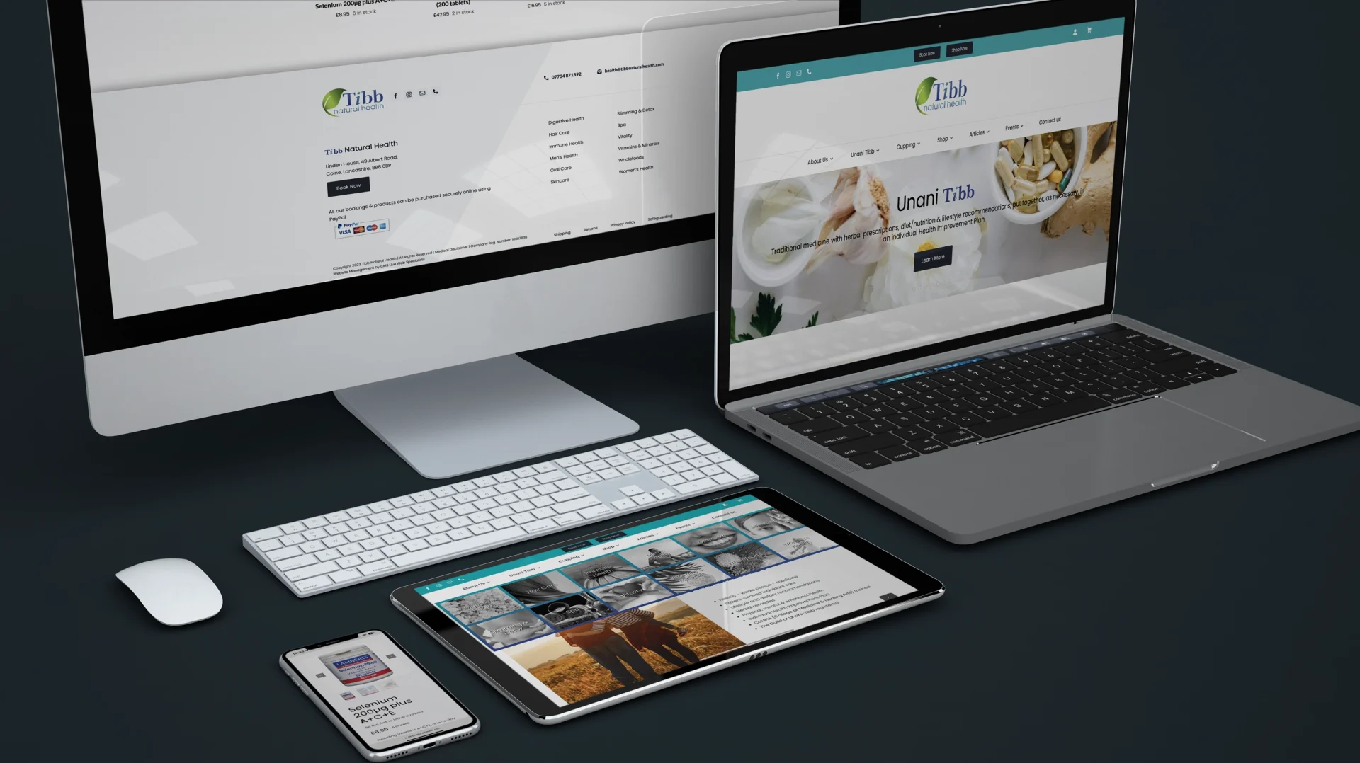Featured image for “Tibb Natural Health Colne Website Project Rescue”