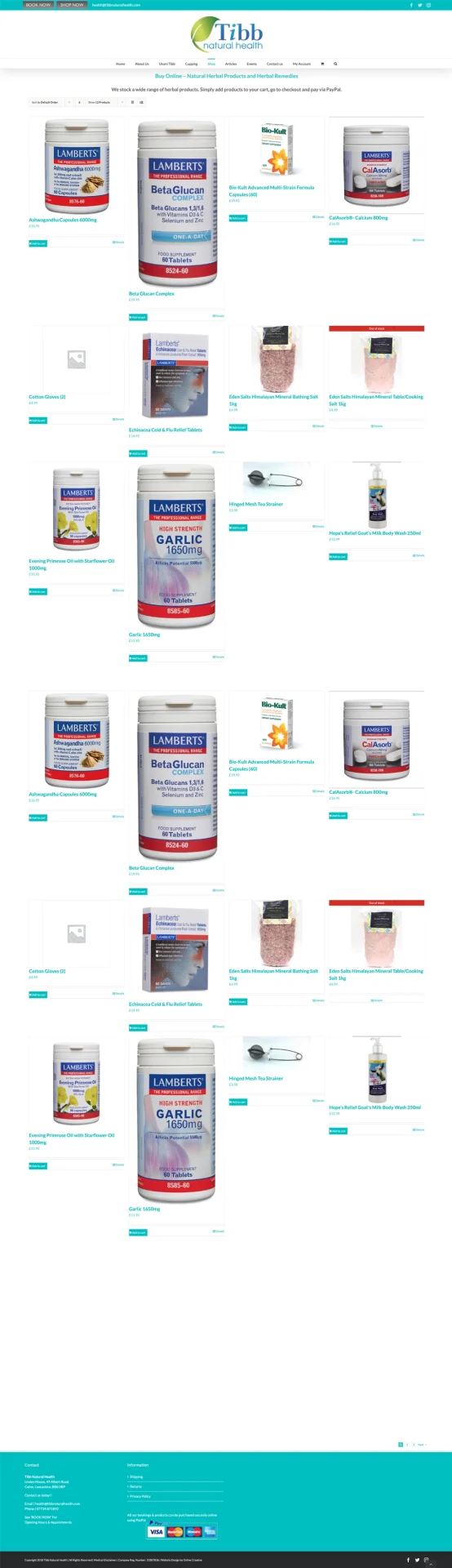 Tibb Natural Health Before Project Rescue