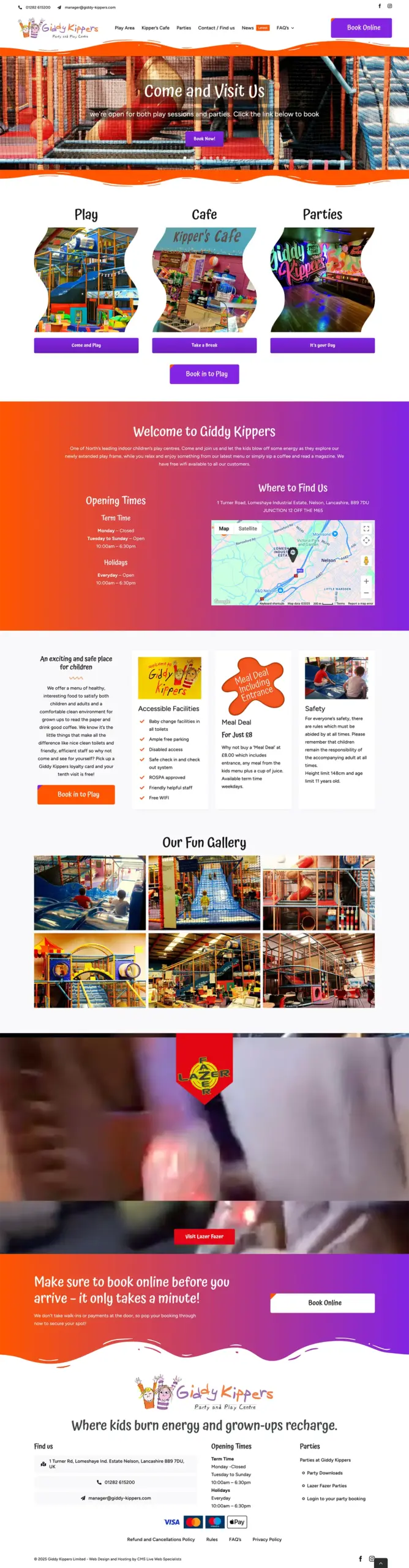 Before and after of a mid-year website redesign project by CMS Live