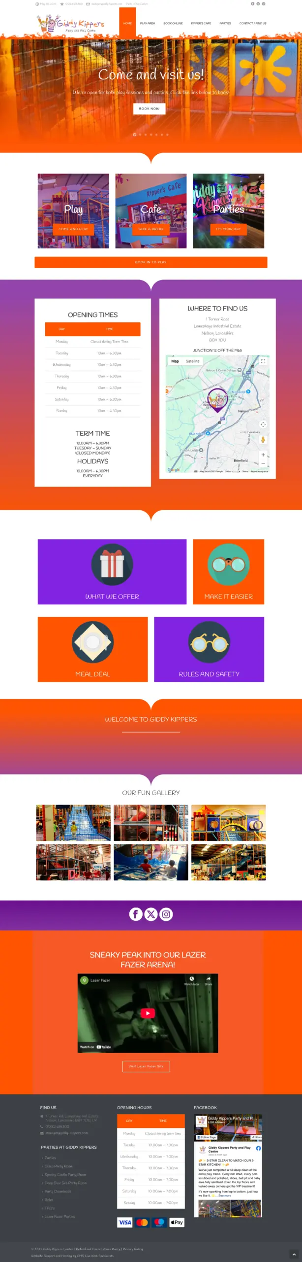 Before and after of a mid-year website redesign project by CMS Live