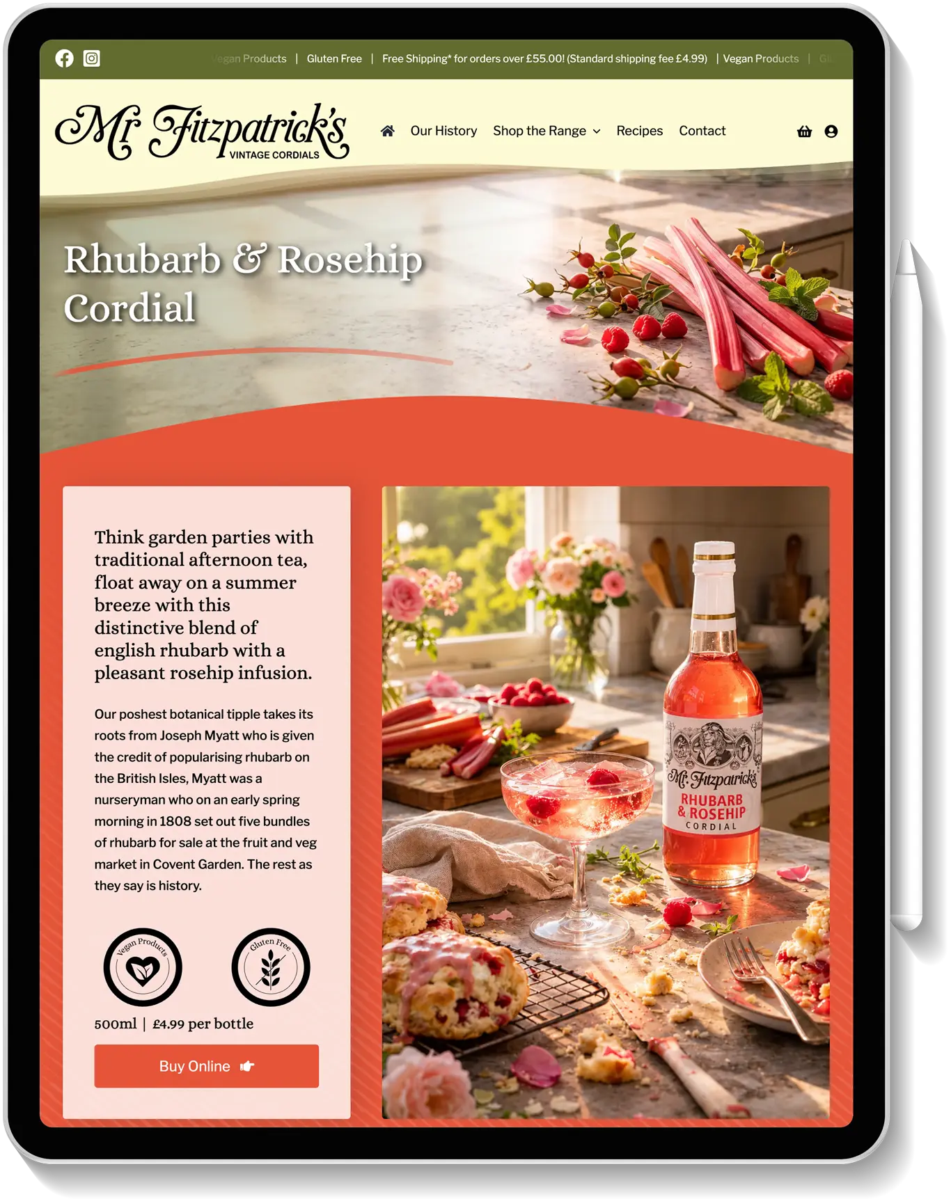 Mr Fitzpatricks responsive web design Rawtenstall